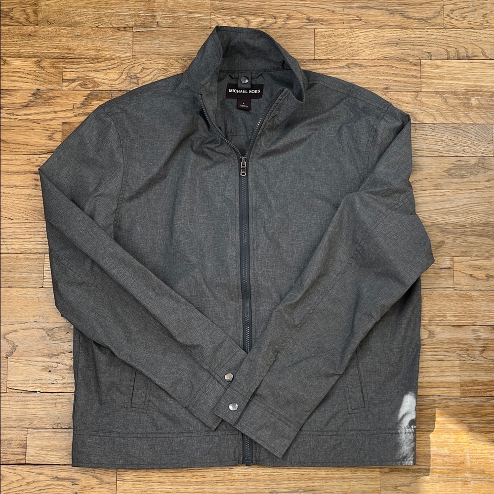 Michael Kors Men’s Charcoal Windbreaker Jacket